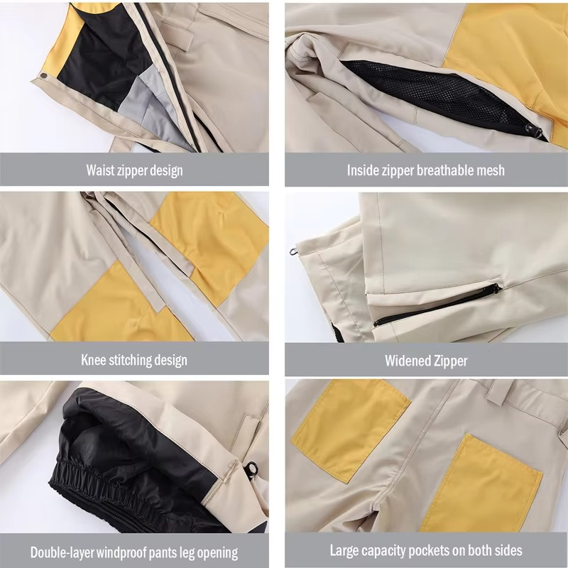 Warm Insulated Snow Ski Pants for Men and Women