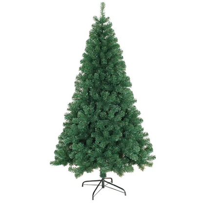 Rosy Fake Holiday Tree, Flame Resistant Spruce Style - Hehif