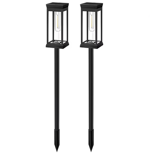 Bright Outdoor Solar Powered Walkway Lights - Hehif
