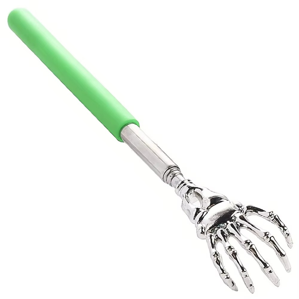 Extendable Metal Back Scratcher and Pet Massager Tool