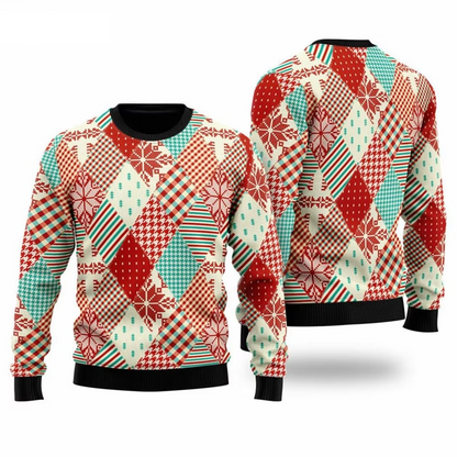 Festive 3D Graphic Christmas Hoodie Sweater
