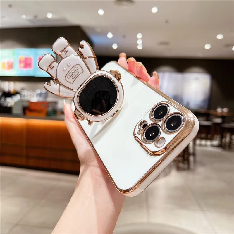 Fun Kickstand Clear iPhone Case