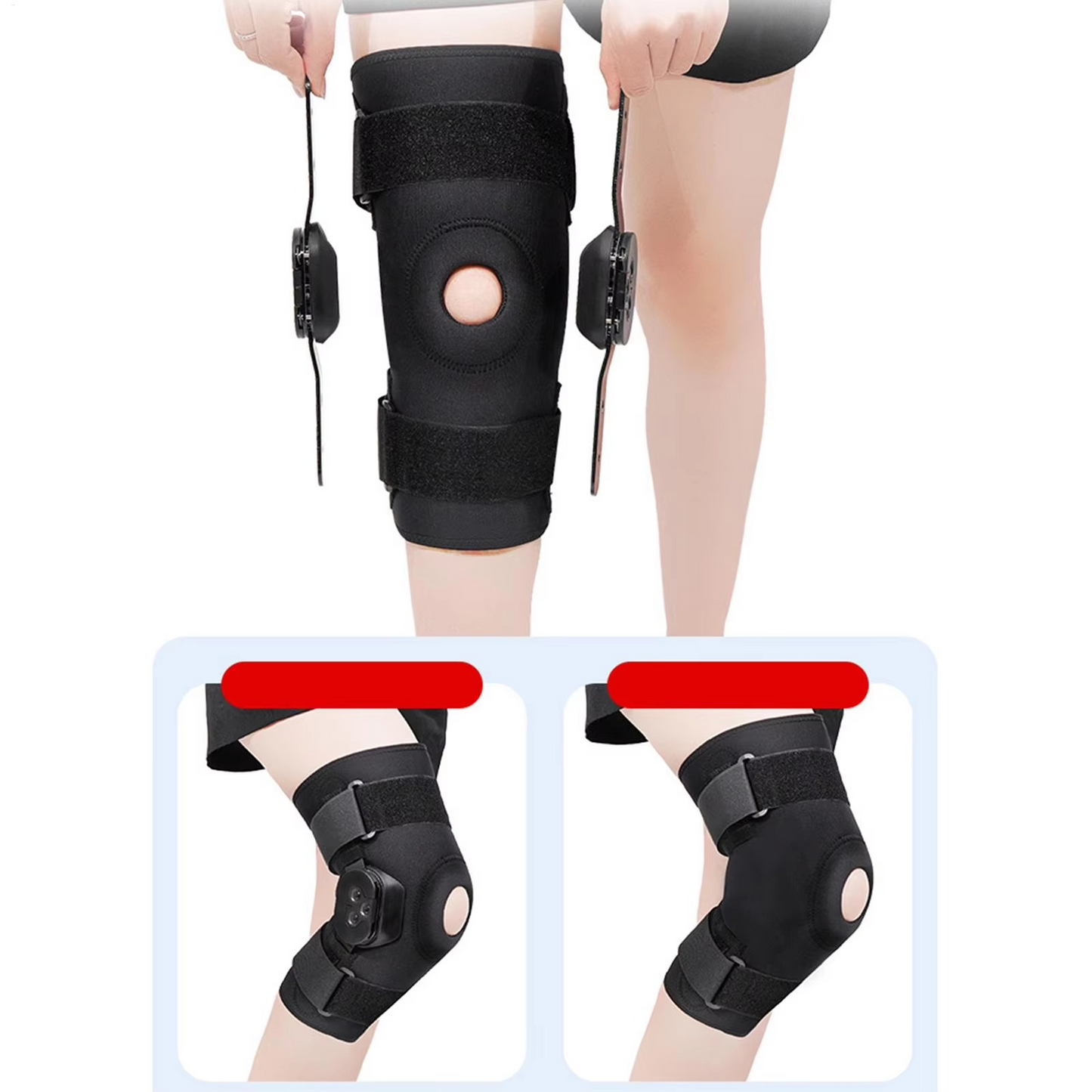 Flexible Sports Knee Wrap for Secure Fit and Pain Relief