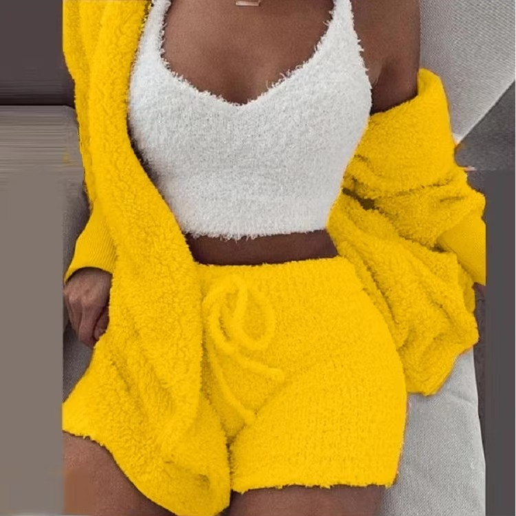 Soft Women's Warm Sleepwear Pajama Set