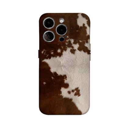 Tan Leather Dual Layer iPhone Phone Cover