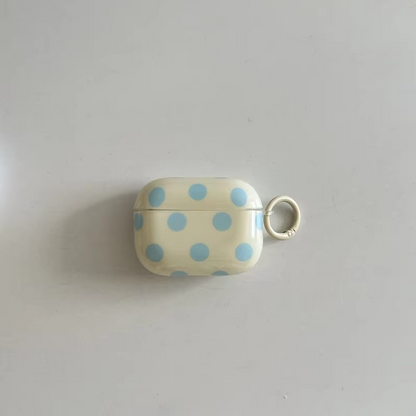 Shiny Dot AirPods Case with Keychain Ring