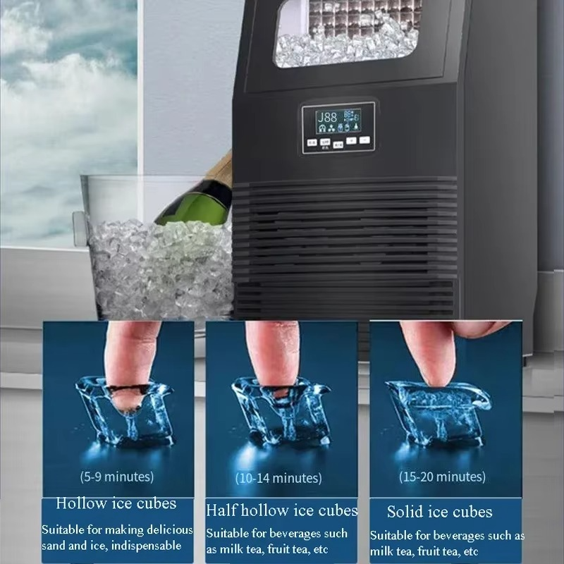 Compact Automatic Ice Maker 26.5 lbs Daily Capacity