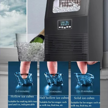 Compact Automatic Ice Maker 26.5 lbs Daily Capacity