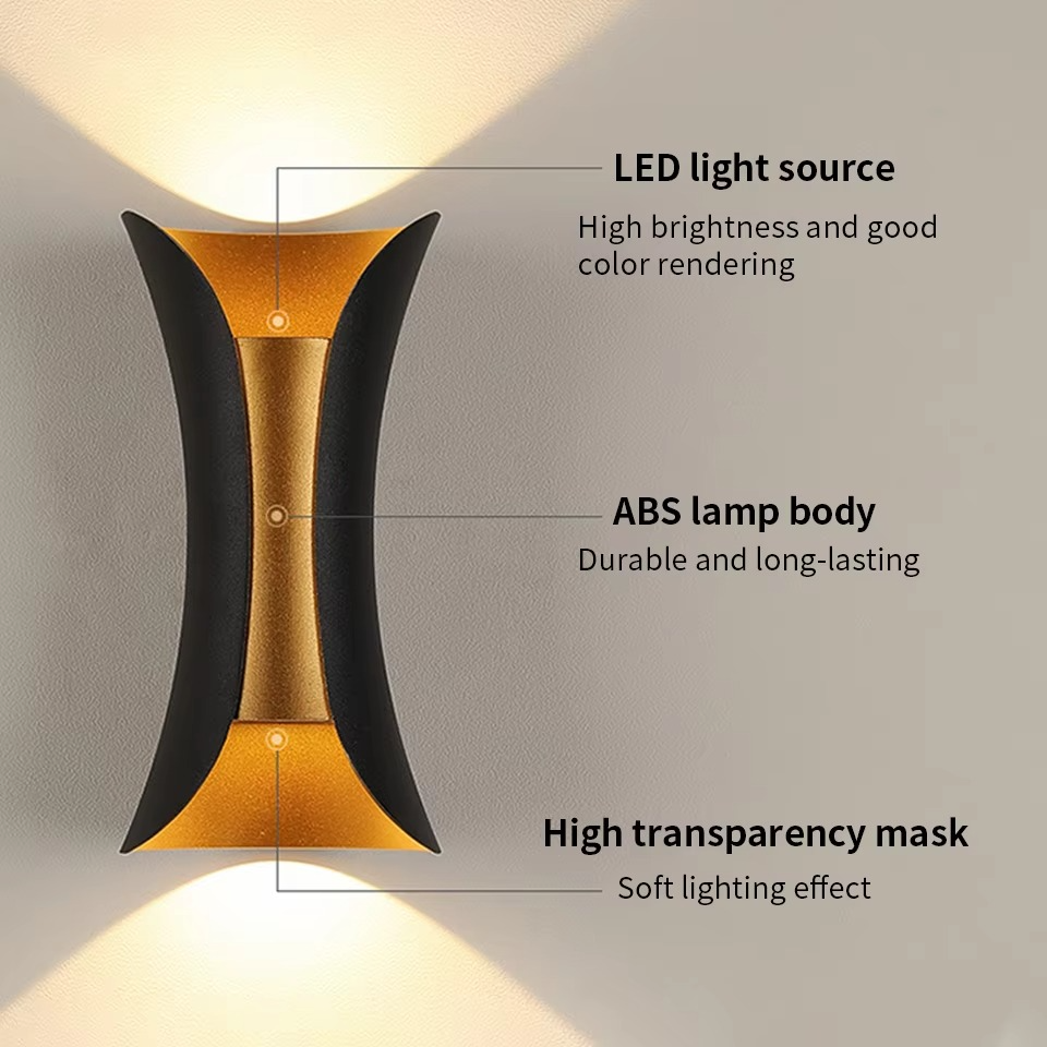 Stylish Outdoor LED Wall Light – Waterproof and Compact