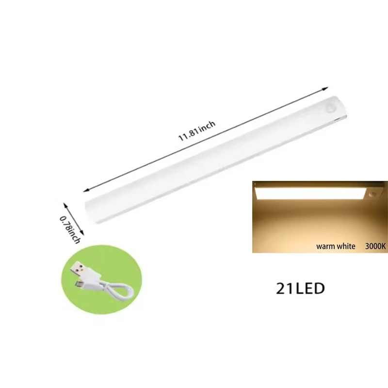 Automatic Motion LED Nightlight - Dimmable & Rechargeable