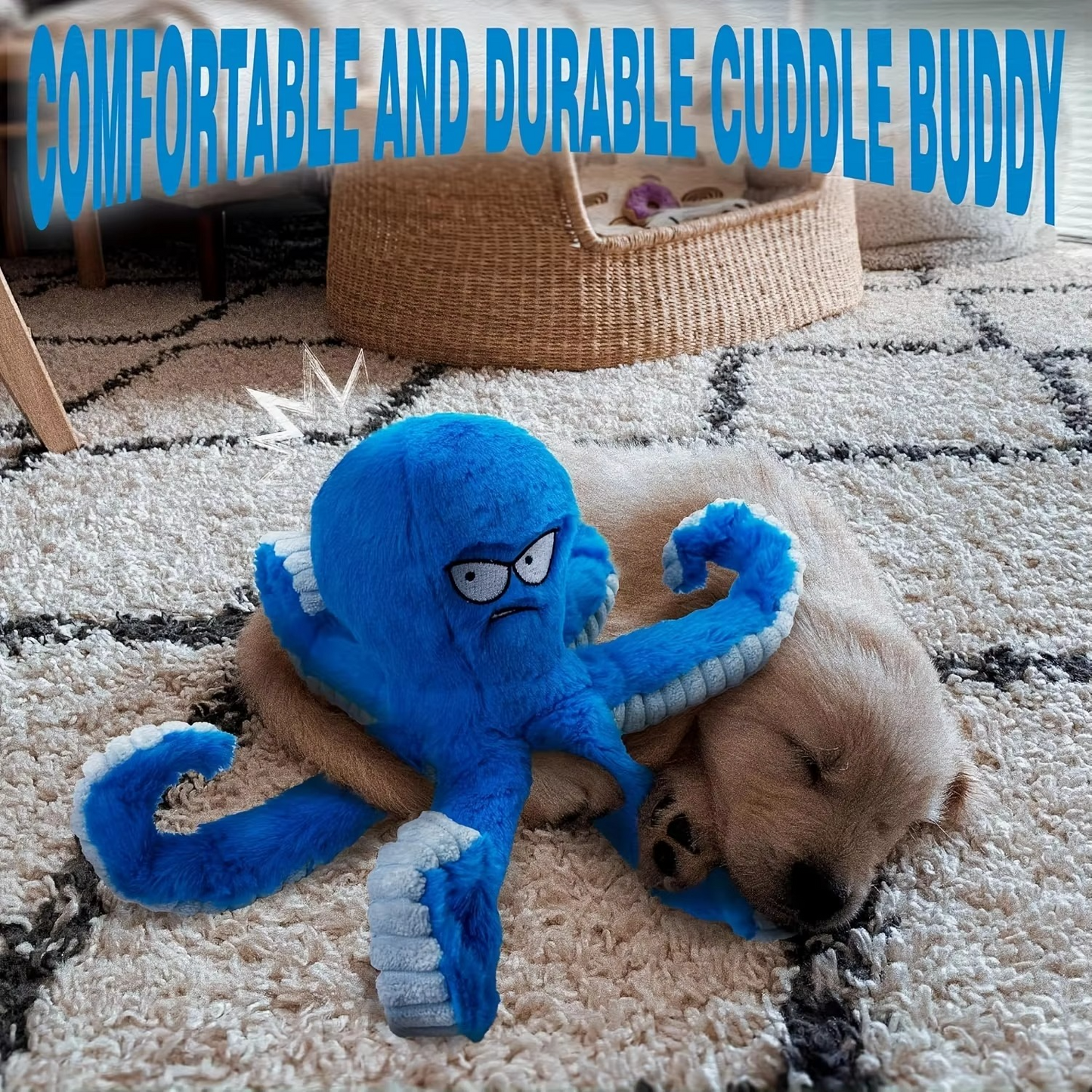 Fun Interactive Pet Octopus Toy