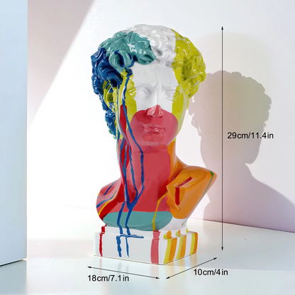 Unique Resin David Bust Statue