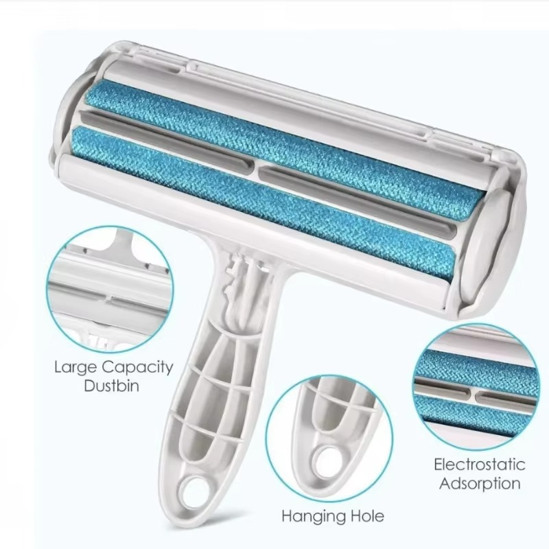 Pet Hair Remover Glove and Fur Roller for Furniture
