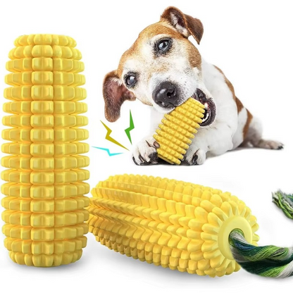 Durable Squeaky Corn Dog Toy for Active Pets - Hehif