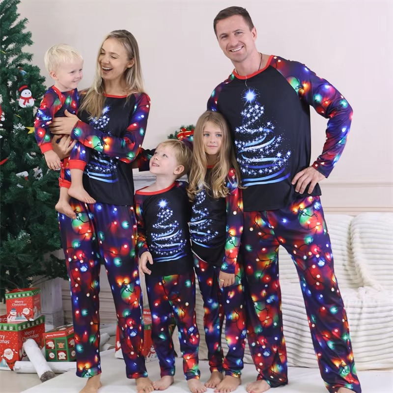 Fun Holiday Family Pajama Set - Soft 2 Piece Christmas Sleepwear