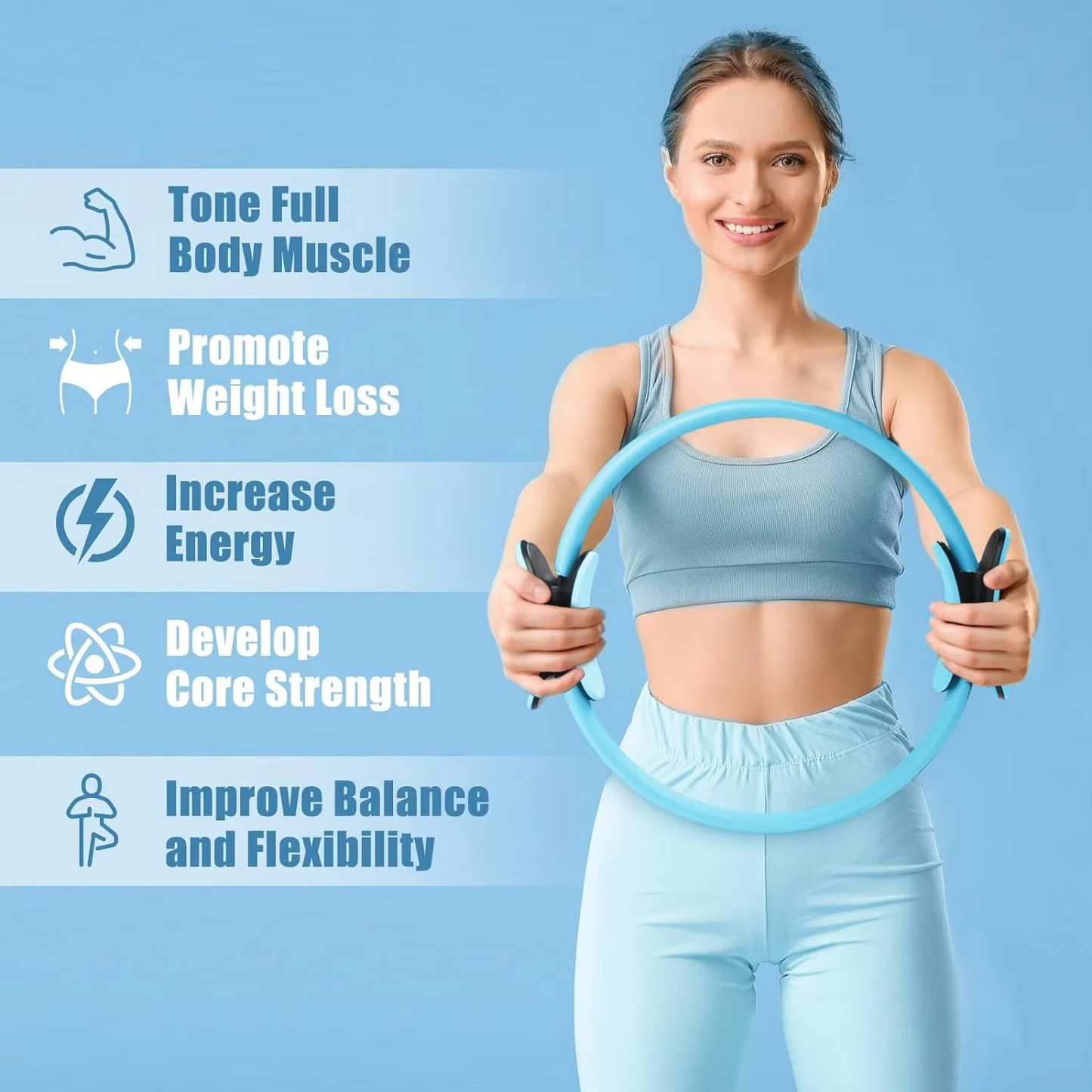 Exercise Resistance Fitness Circle for Home Workout