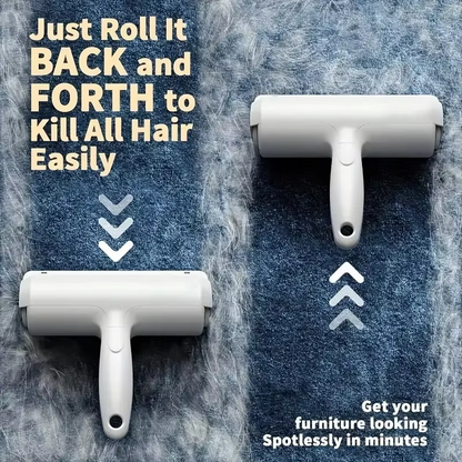Pet Hair Remover Glove and Fur Roller for Furniture