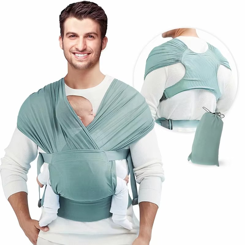 Comfortable Easy Wear Baby Sling Carrier for Newborn Babies - Hehif