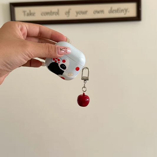 Colorful Animal Design Protective AirPods Case with Charm - Hehif