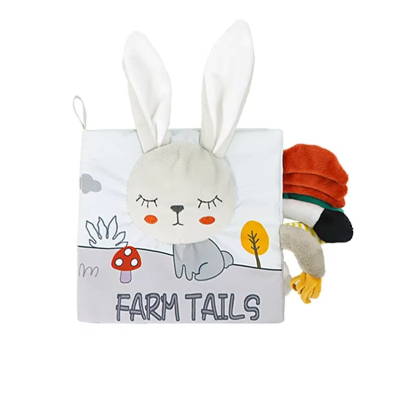 Colorful Baby Book with Interactive Textured Pages