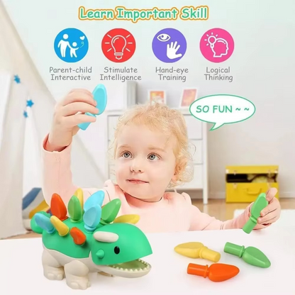 Educational Dino Toy for Kids Fine Motor Development