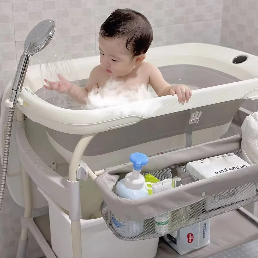 Portable Compact Baby Changing Station with Bath - Hehif
