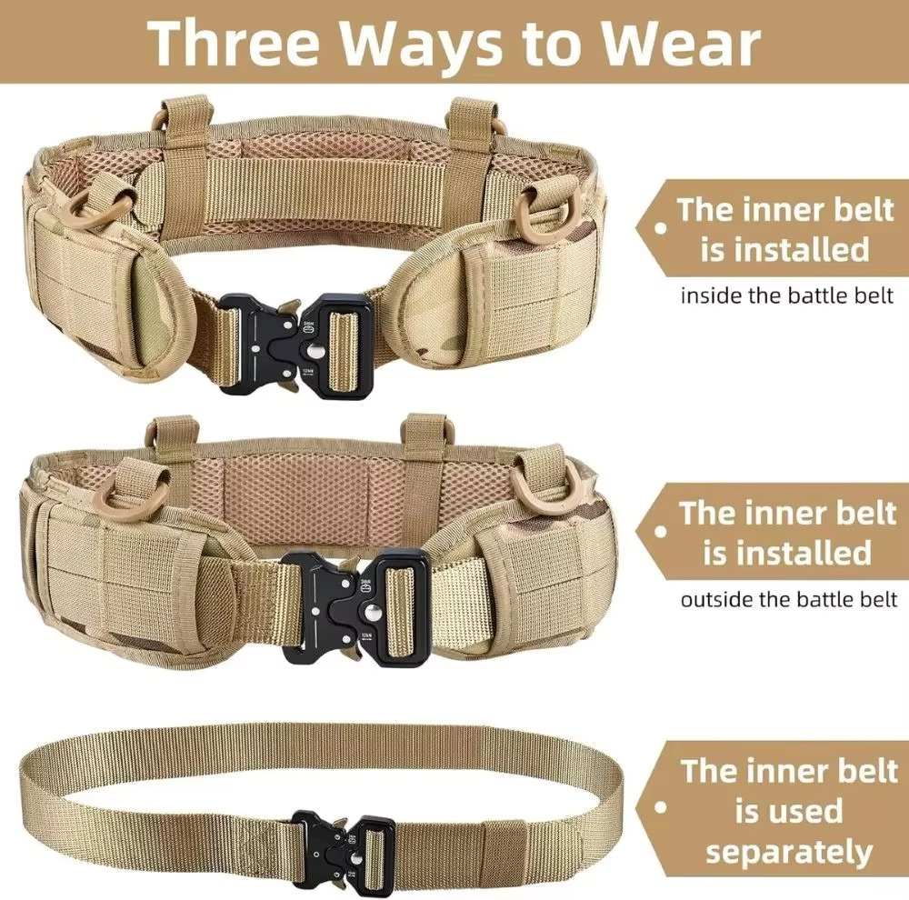 Durable Sports Belt, Adjustable Nylon Fitness Belt Set