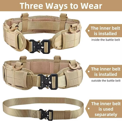 Durable Sports Belt, Adjustable Nylon Fitness Belt Set