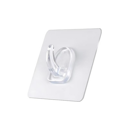 Clear Sticky Wall Hooks for Hanging Keys and Bath - Hehif