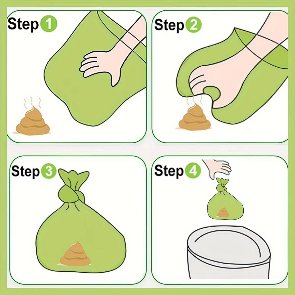 Compostable Dog Poop Bags with Holder
