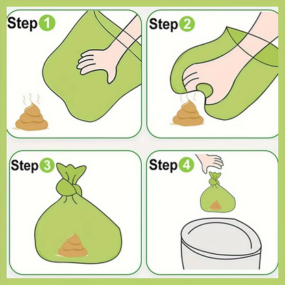 Compostable Dog Poop Bags with Holder