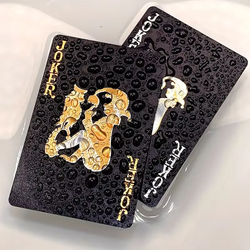 Premium Waterproof Gold Coated Playing Cards