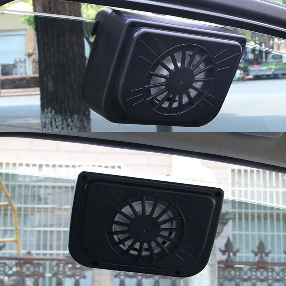 Car Air Purifier Fan with Solar Power
