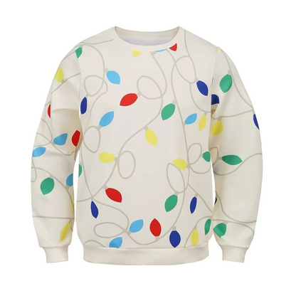 Fun Winter Christmas Long Sleeve Men's Sweatshirt