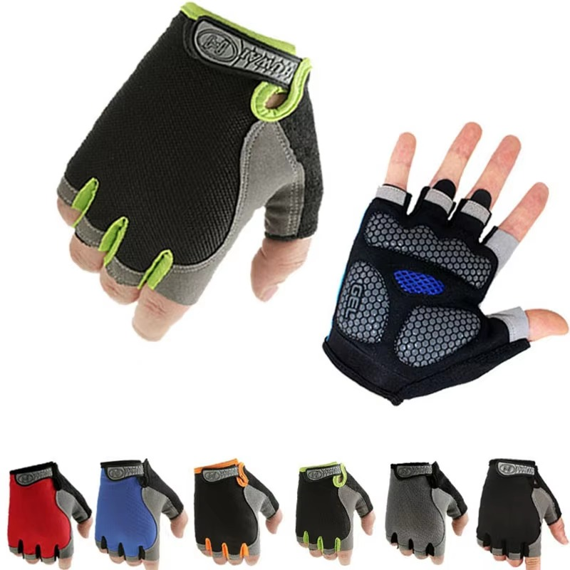 Padded Grip Cycling Gloves for Men and Women
