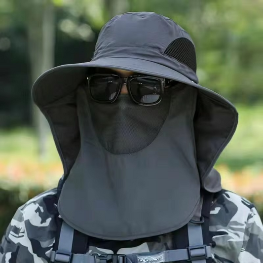 Waterproof Outdoor Sun Hat with Extra Wide Brim - Hehif