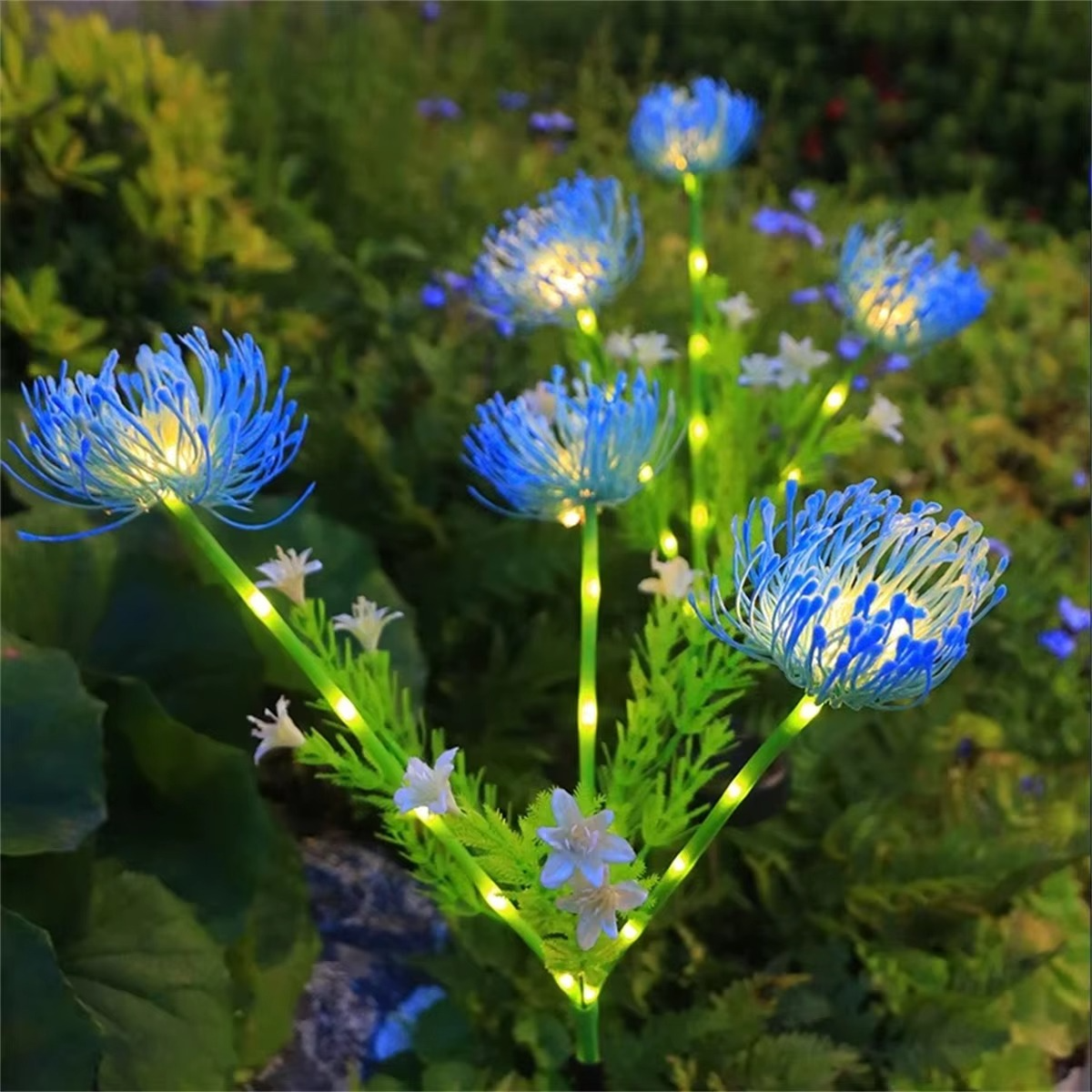 Bright Outdoor Solar Garden Lights, Waterproof Yard Lamps Set - Hehif