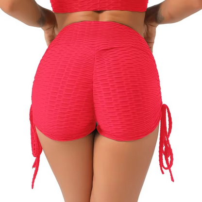 Comfortable Women's Yoga Shorts Elastic Waist Slim Fit