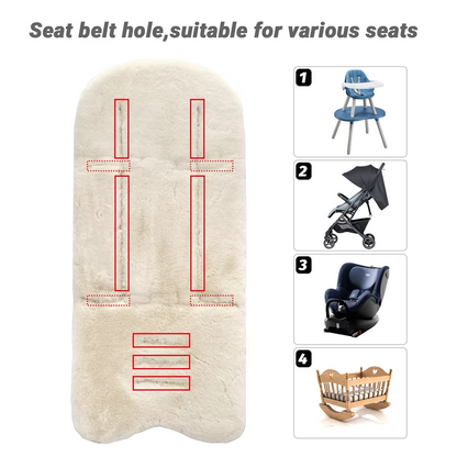 Soft Baby Stroller Seat Pad for Cold Weather