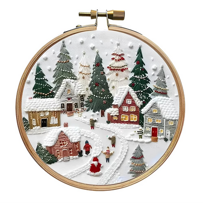 Easy Christmas Cross Stitch Kit for Beginners