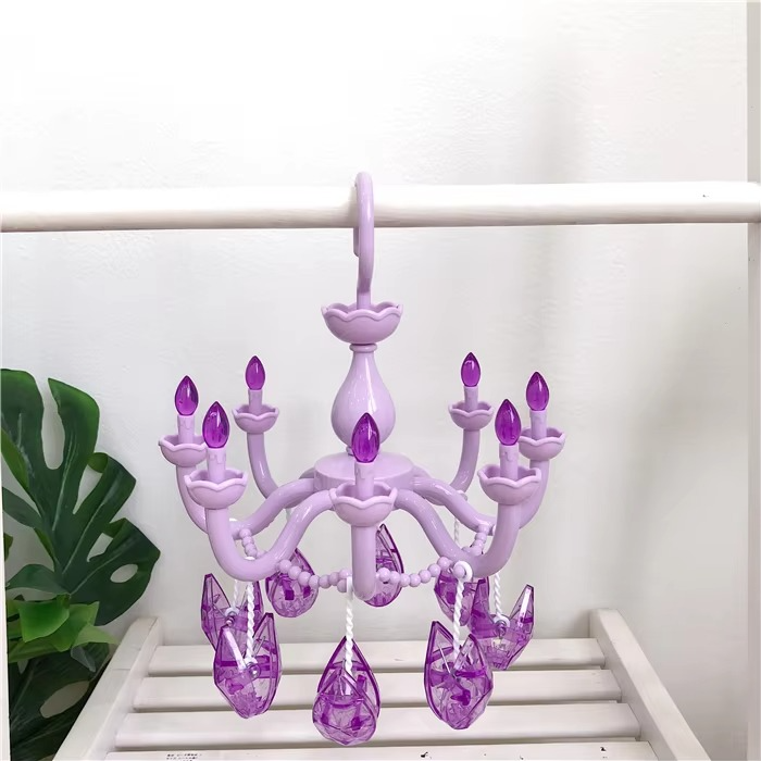 Vintage Sparkle Wall Mirror and Hook Set