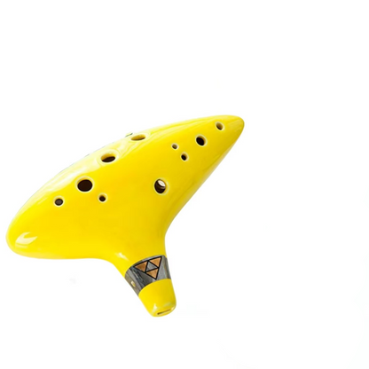 Ceramic Concert Ocarina Set with Music Book and Case