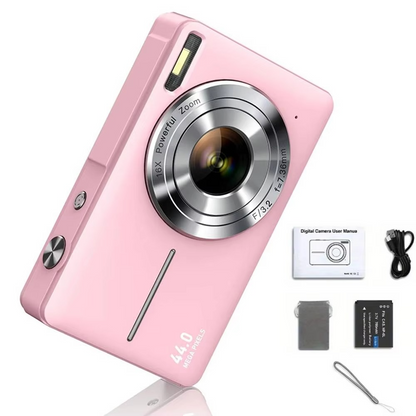 Kids' HD Digital Camera 44MP with 16X Zoom