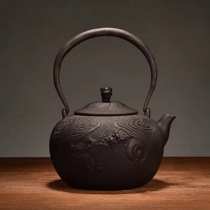Authentic Antique Style Cast Iron Teapot