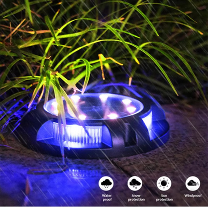 Colorful Outdoor Solar Powered LED Path Lights