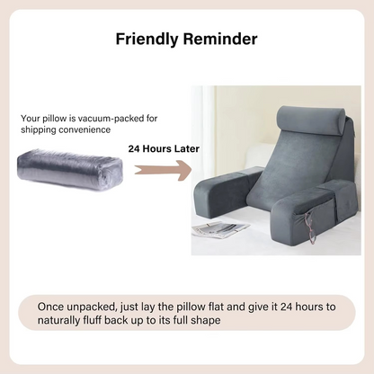 Supportive Ergonomic Lumbar Back Pillow for Home Office