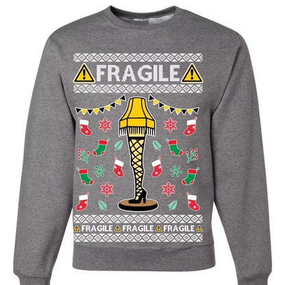 Quirky Leg Lamp Ugly Christmas Sweater