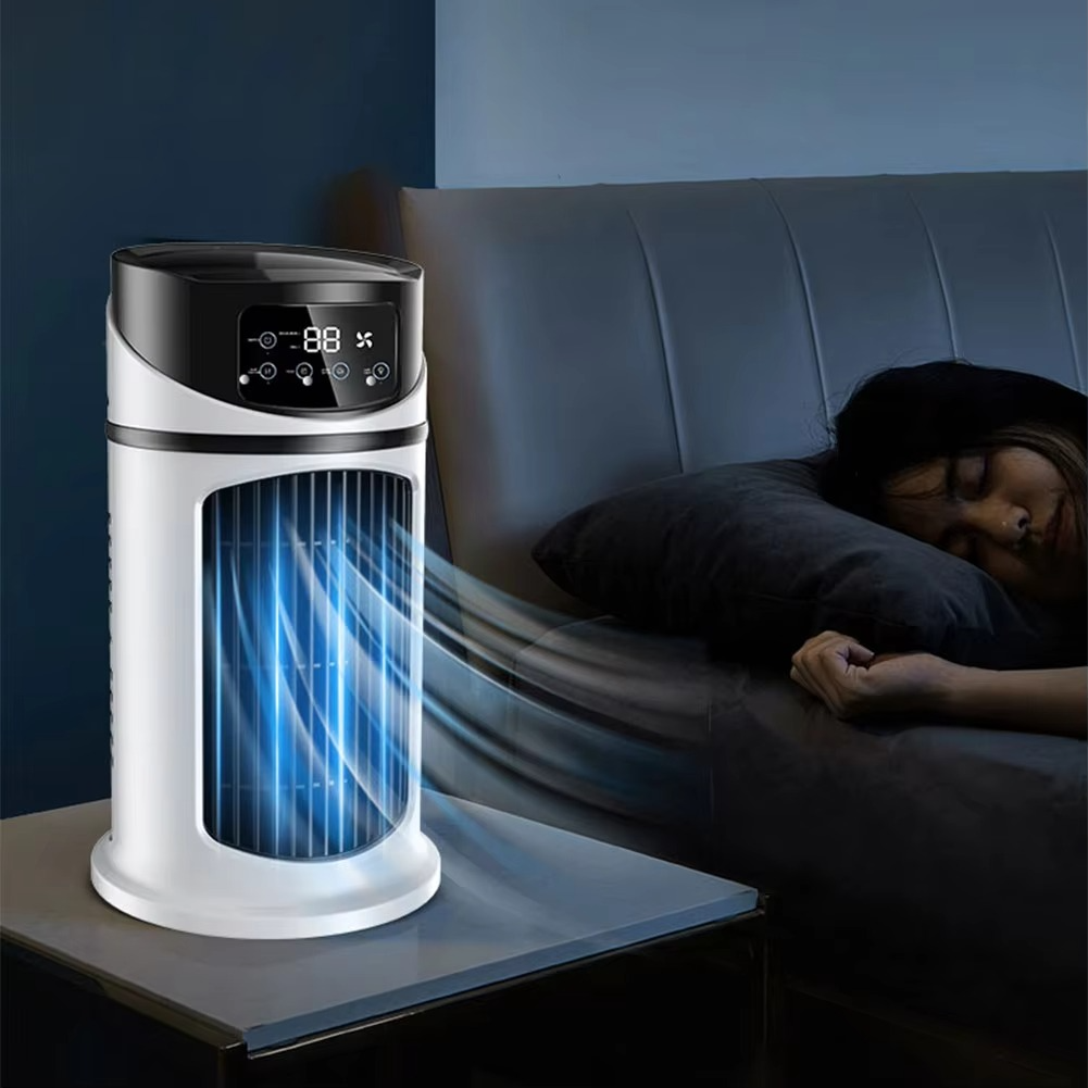Compact USB Air Conditioner Fan with Filter - Hehif