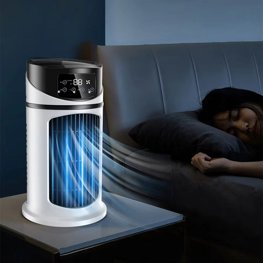 Compact USB Air Conditioner Fan with Filter - Hehif
