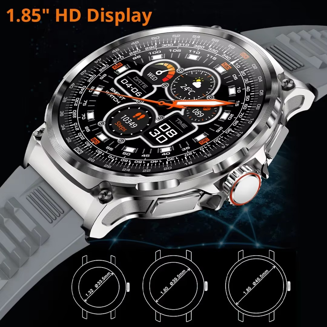 Advanced Sports Watch with Large HD Screen and Bluetooth